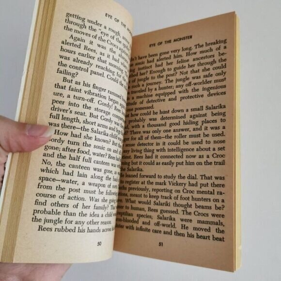 1980 Eye of the Monster by Andre Norton PB, Vintage Sci Fi Ace Books Pulp Cover - Picture 8 of 8